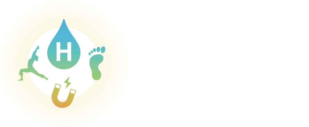 堀川ウェルネス-ロゴの画像 水素×ヨガ、足つぼ、磁気 クリニック&スクール